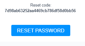 Código reset contraseña